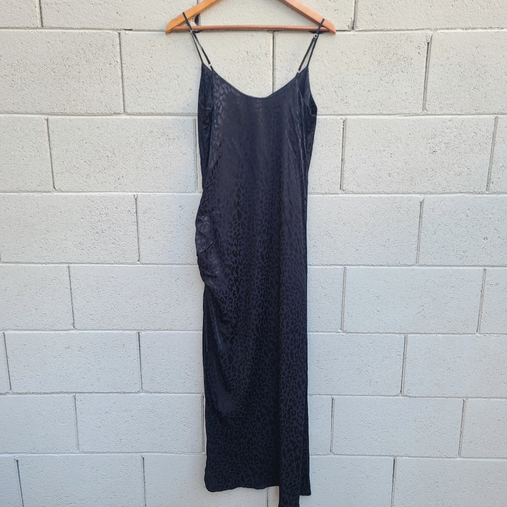 The Range | Cinched Leopard Print Satin Slipdress… - image 5